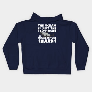 Salty salty tears Kids Hoodie